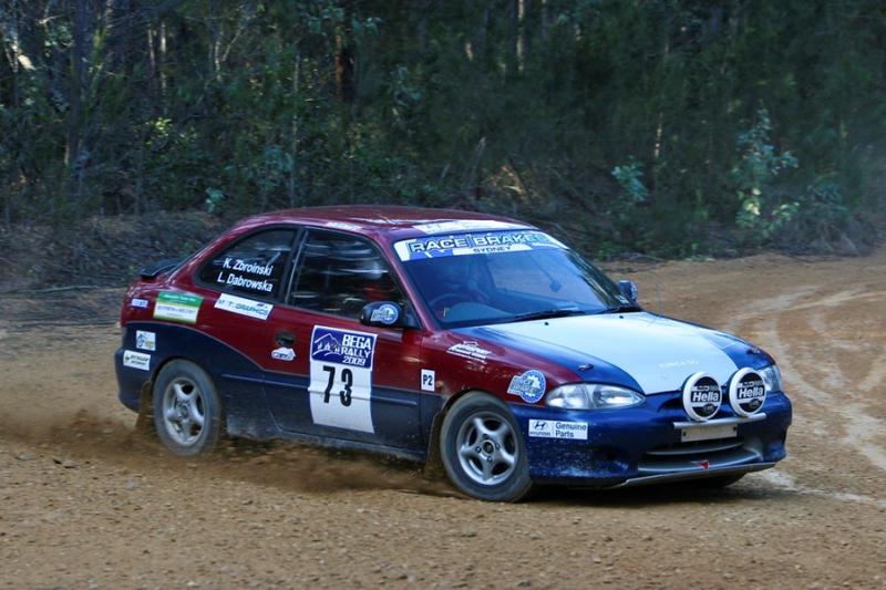 Hyundai Excel Rally Car