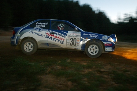 Hyundai Excel Rally Car