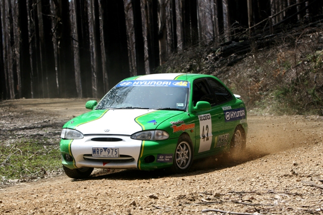 Hyundai Excel Rally Car