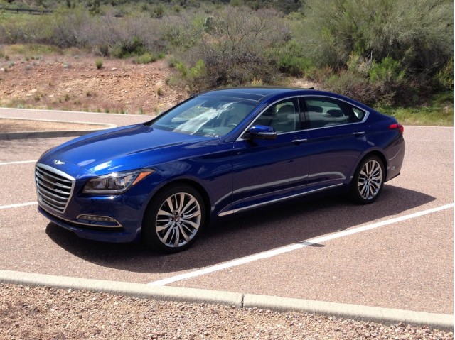 Hyundai Genesis Ibiza Blue