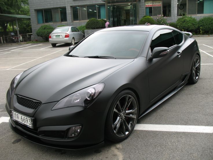 Hyundai Genesis Matte Black