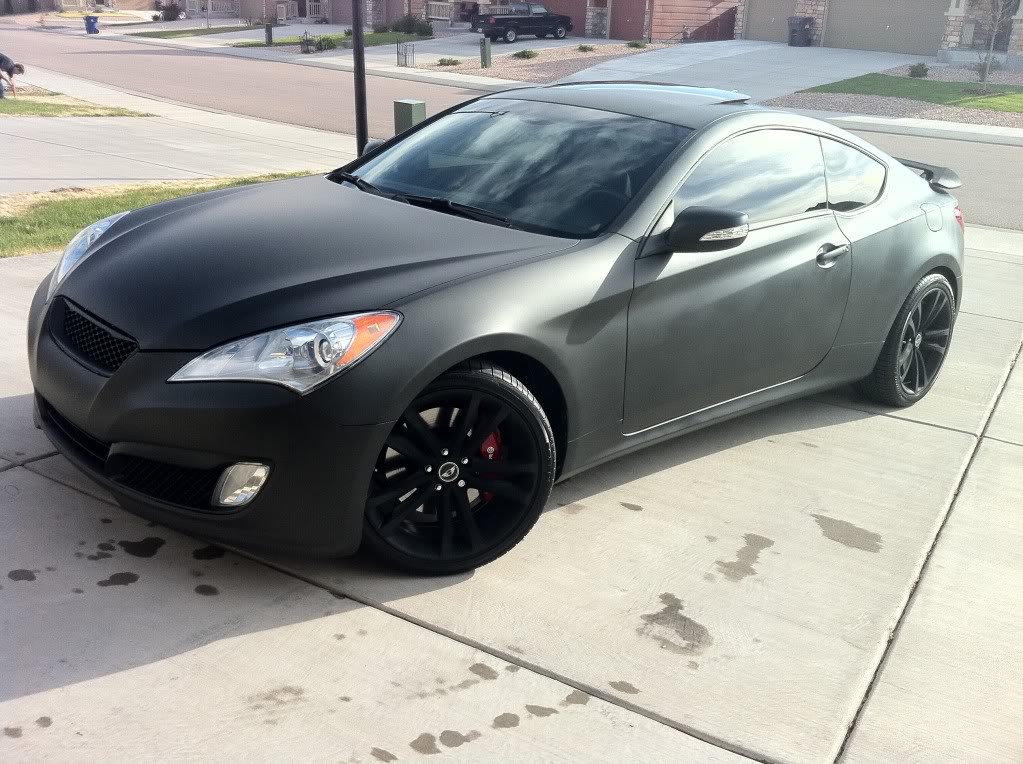 Hyundai Genesis Matte Black
