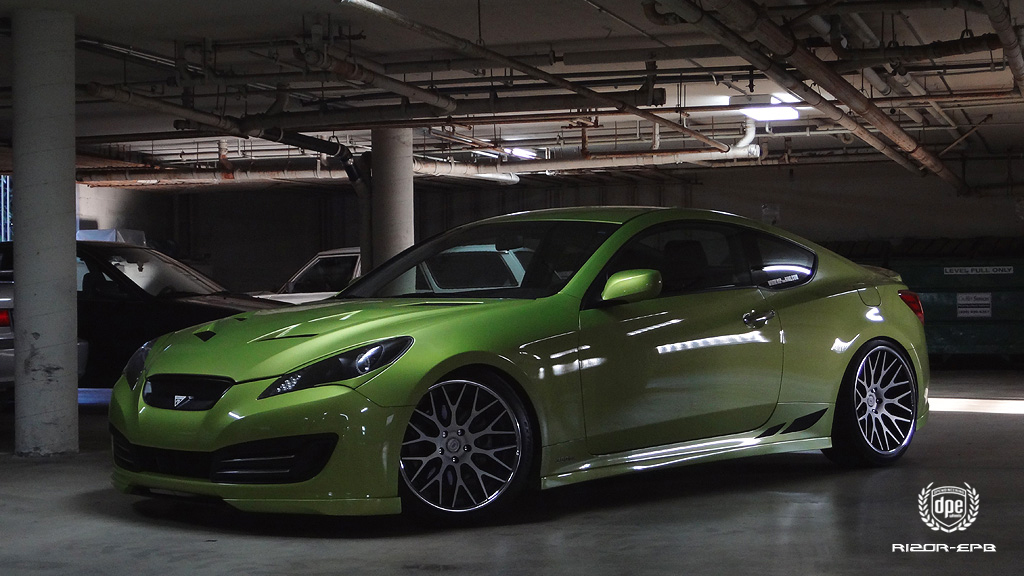 Hyundai Genesis Matte Black