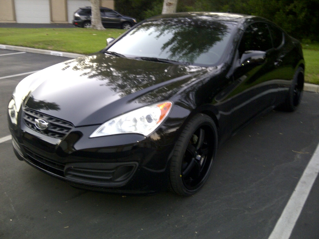 Hyundai Genesis Matte Black