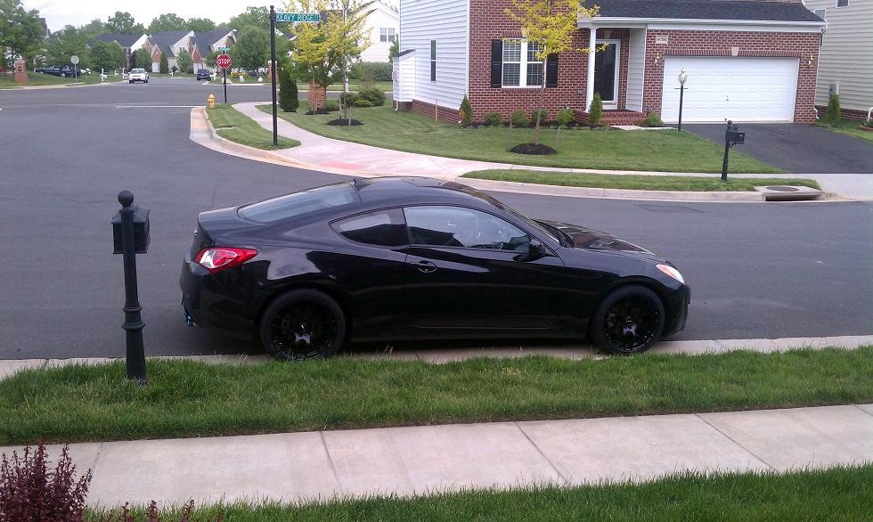 Hyundai Genesis Matte Black