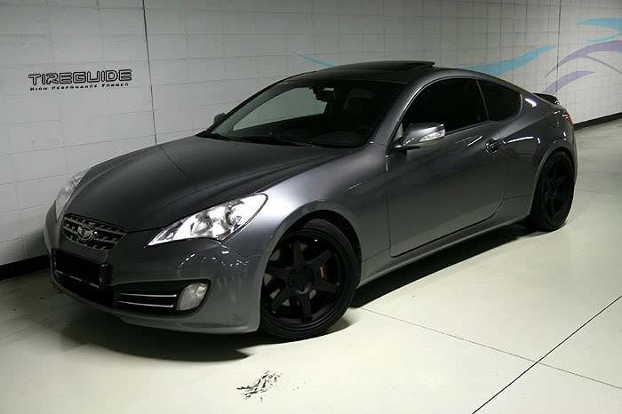 Hyundai Genesis Matte Black