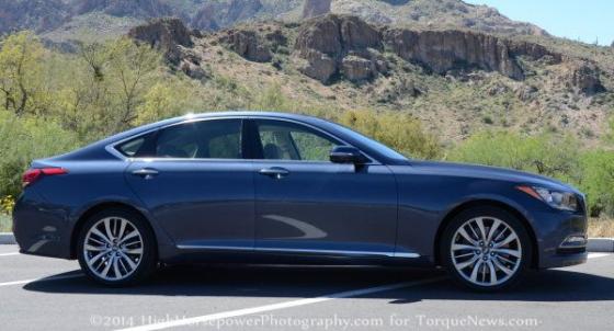 Hyundai Genesis Montecito Blue