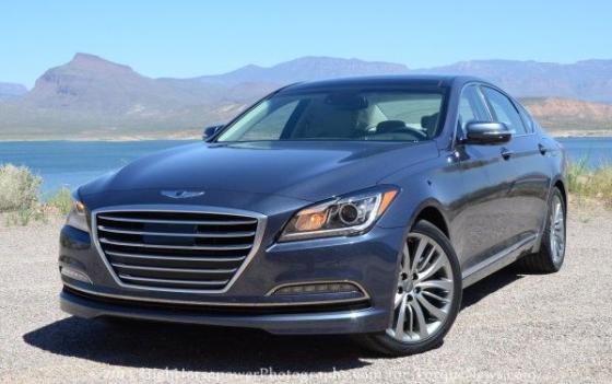 Hyundai Genesis Montecito Blue