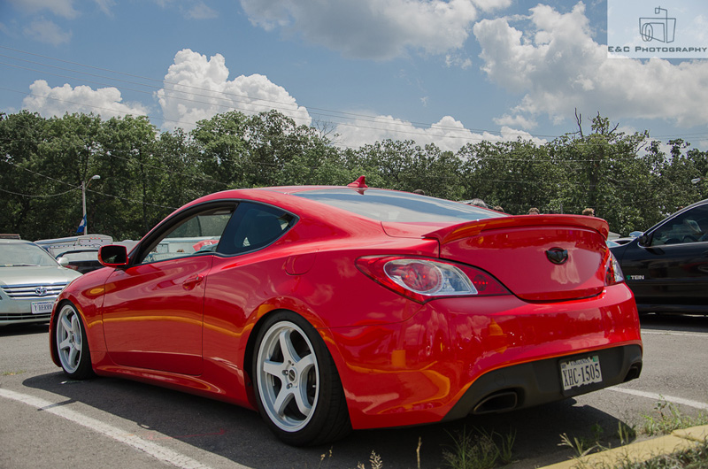 Hyundai Genesis Red