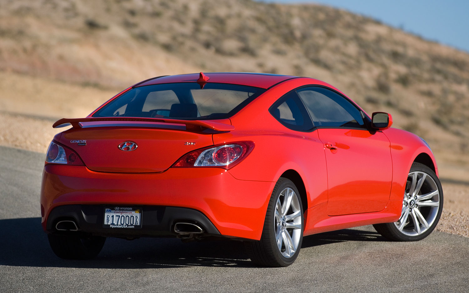 Hyundai Genesis Red