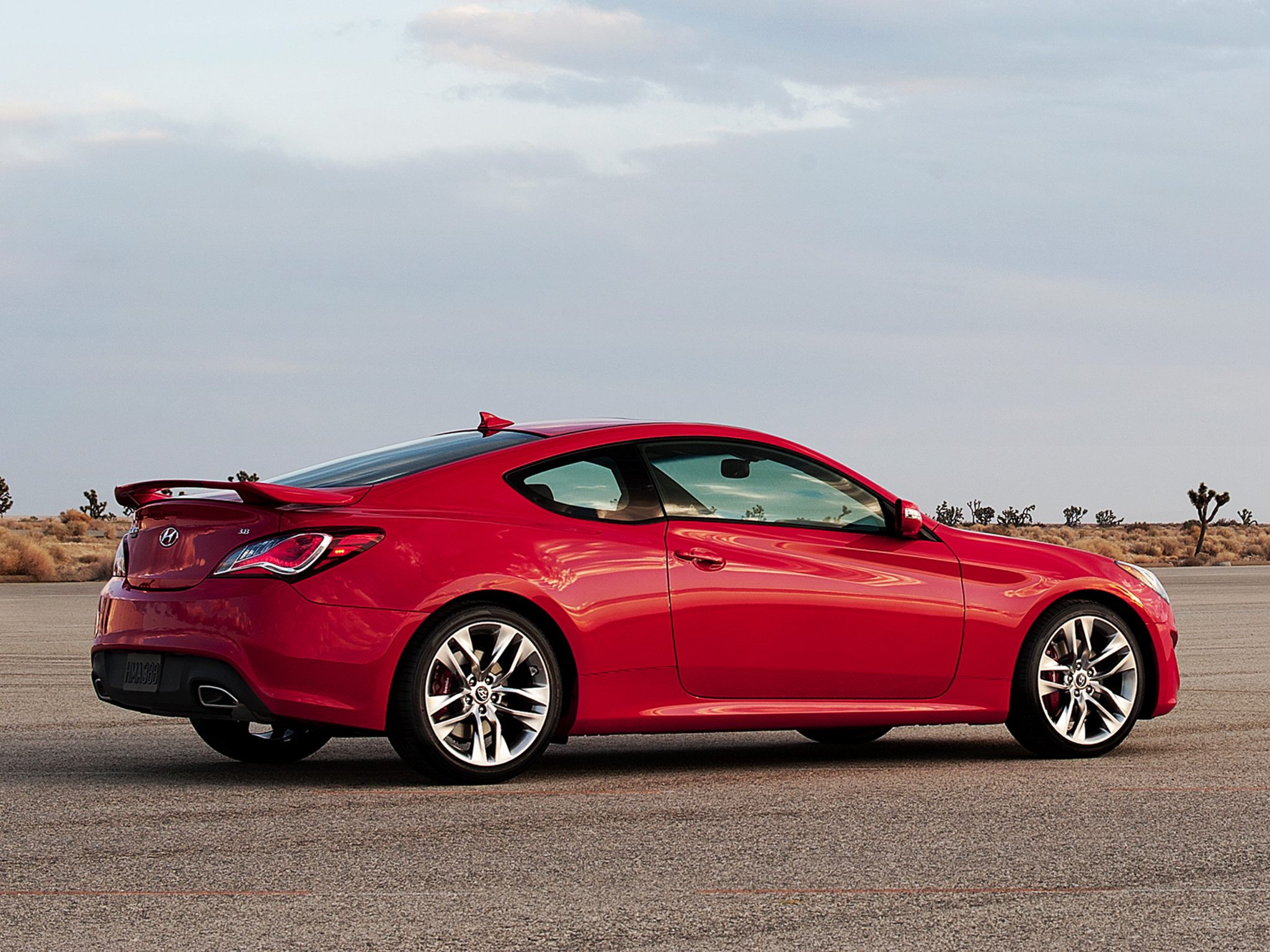 Hyundai Genesis Red