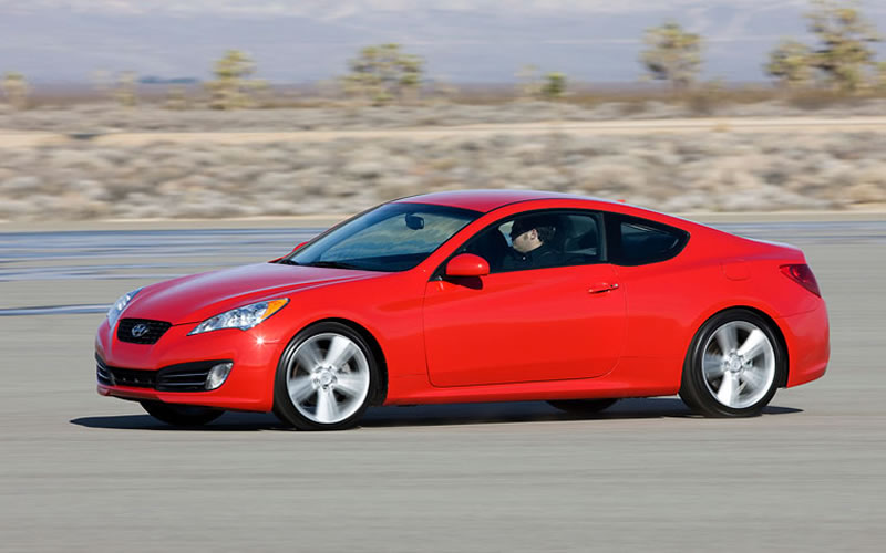 Hyundai Genesis Red