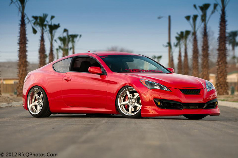 Hyundai Genesis Red