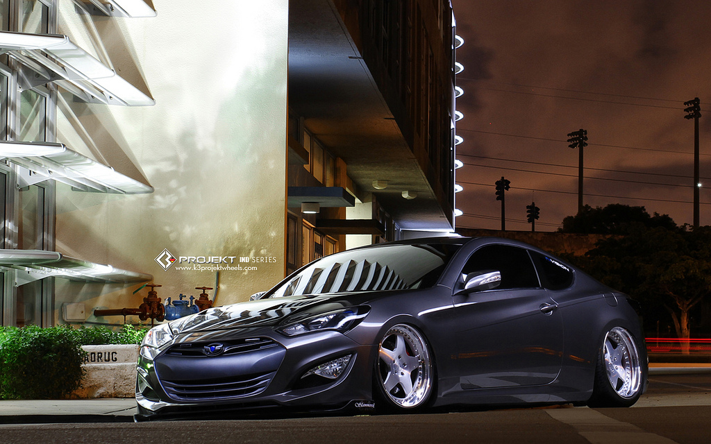 Hyundai Genesis Slammed