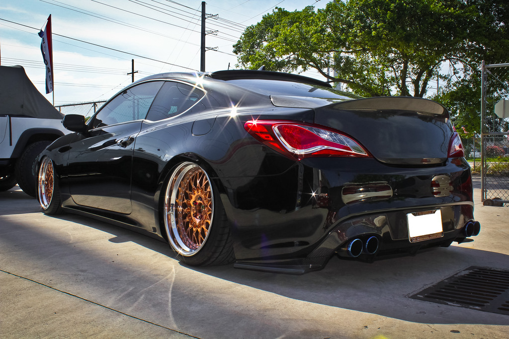 Hyundai Genesis Slammed