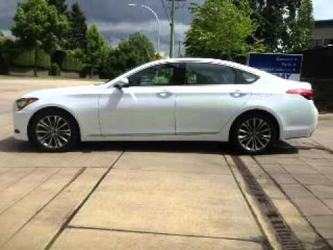 Hyundai Genesis White 2015