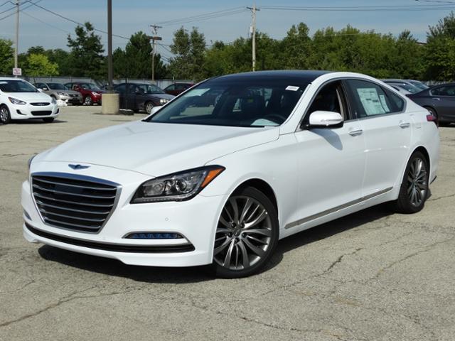 Hyundai Genesis White 2015