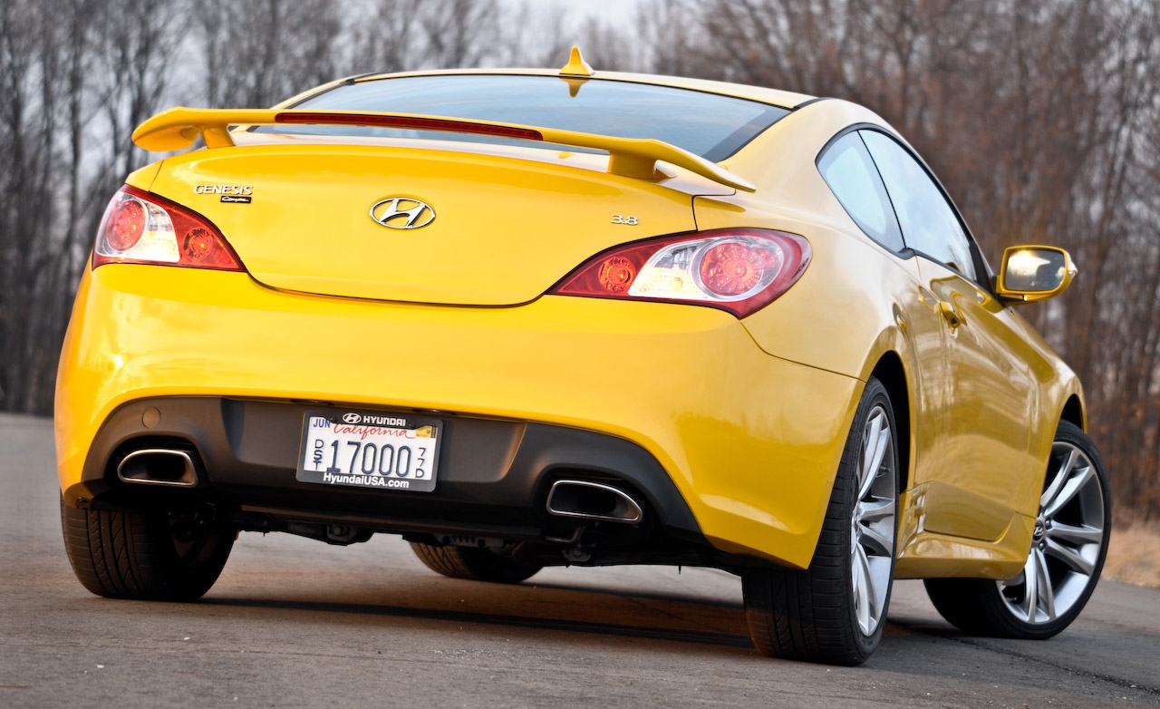 Hyundai Genesis Yellow