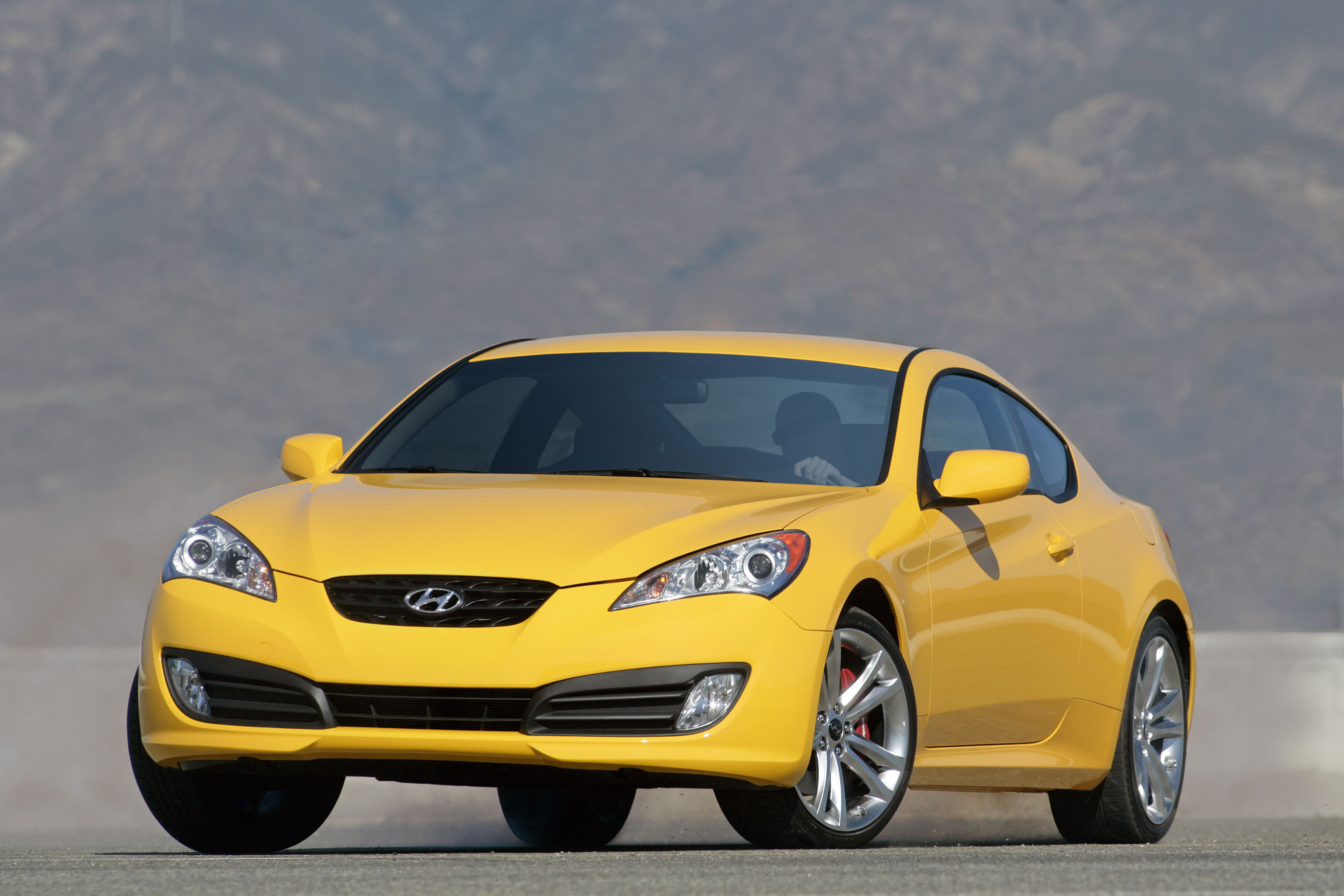 Hyundai Genesis Yellow