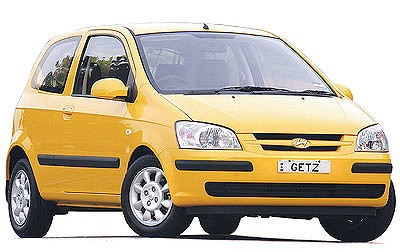 Hyundai Getz Yellow