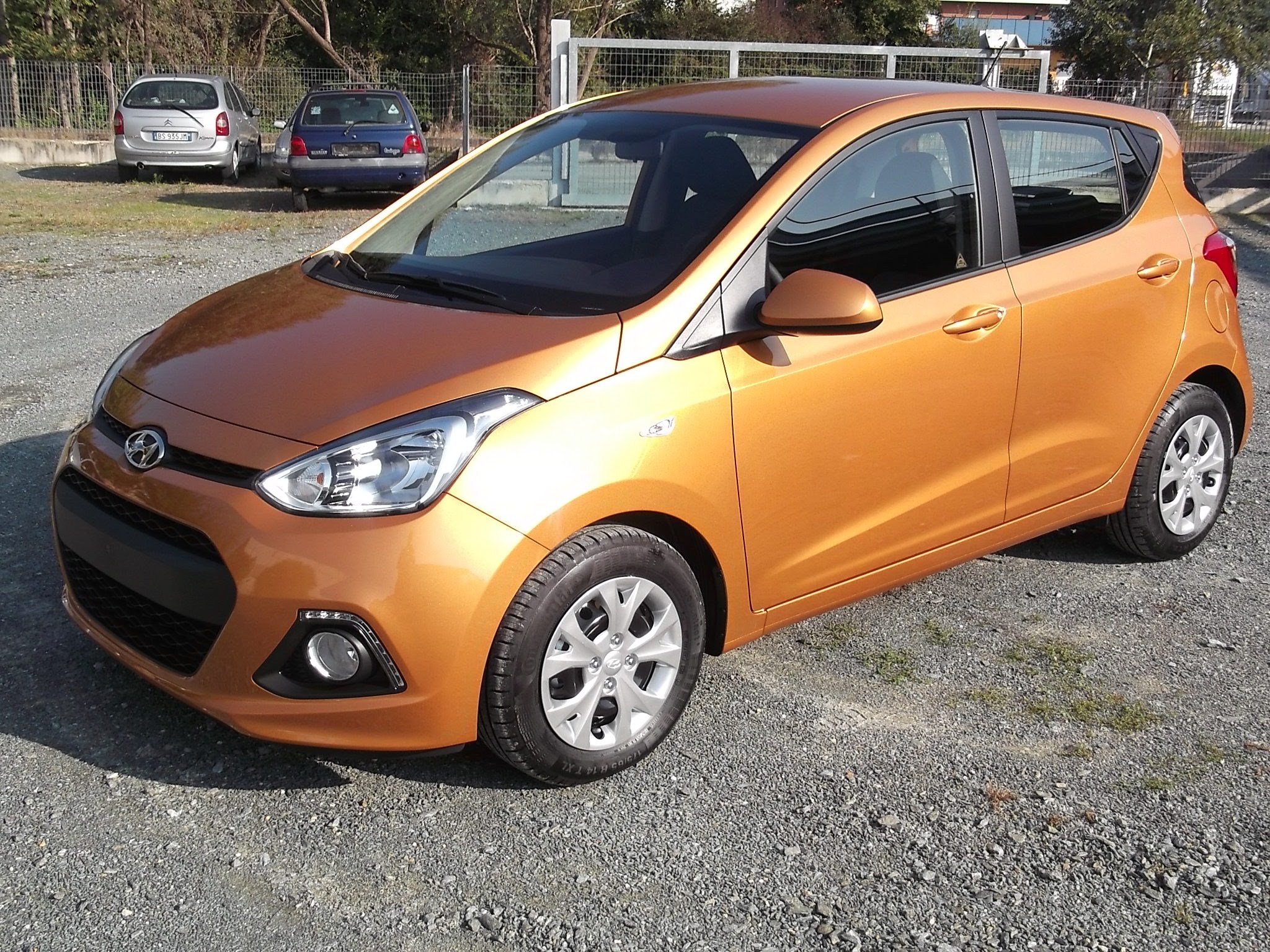Hyundai I10 Orange