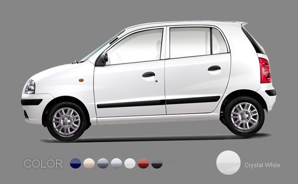 Hyundai Santro Xing White