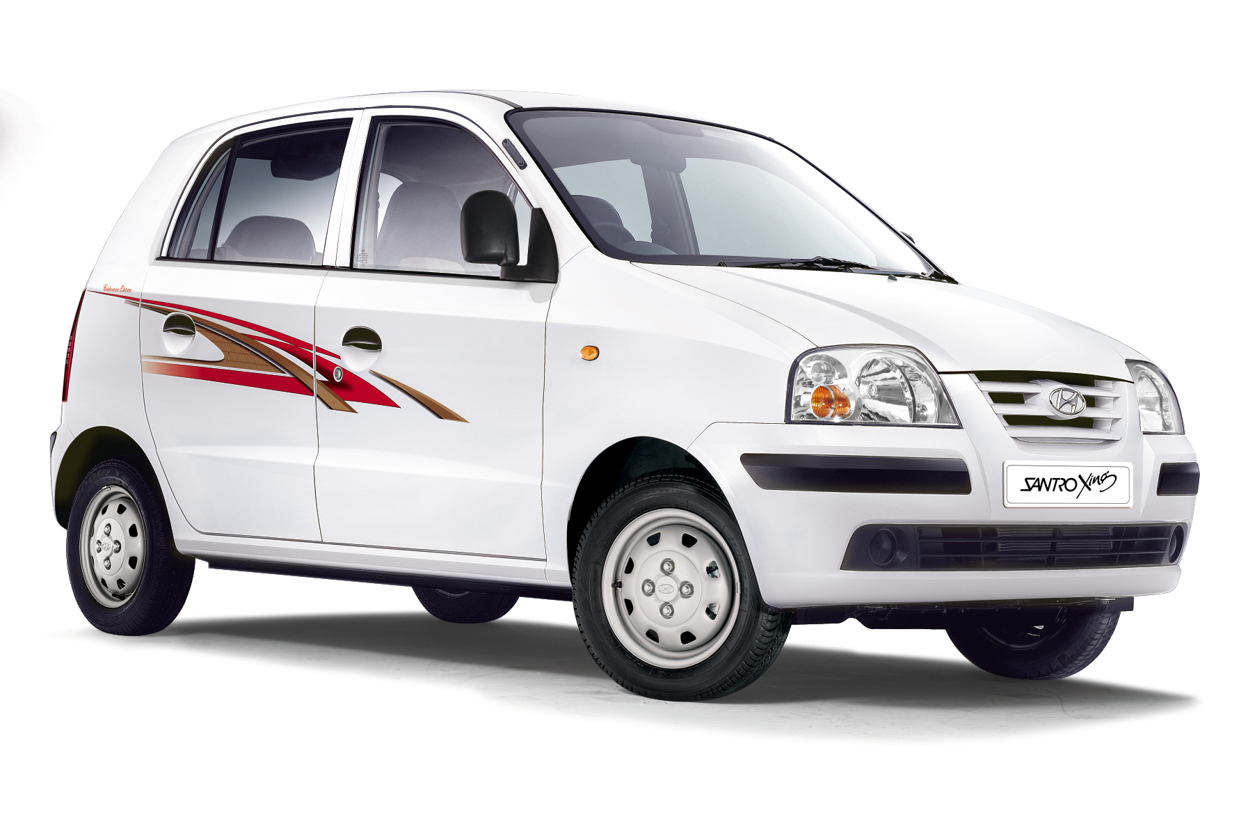 Hyundai Santro Xing White