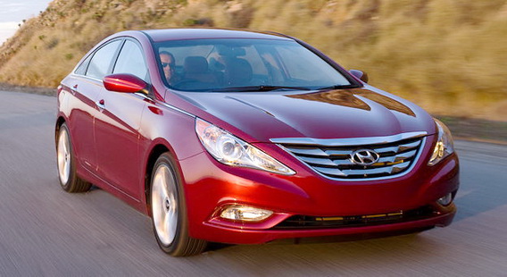 Hyundai Sonata Red