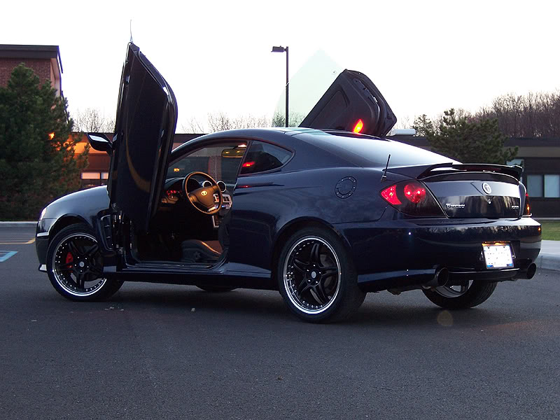 Hyundai Tiburon Blacked Out