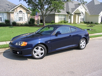 Hyundai Tiburon Blue