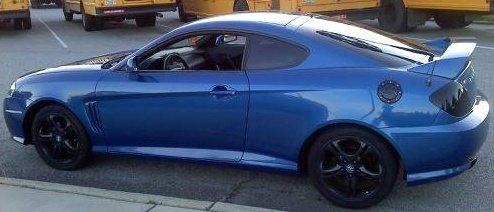 Hyundai Tiburon Blue