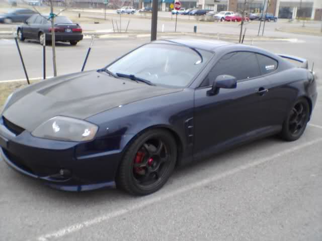 Hyundai Tiburon Matte Black Hyundai Tiburon Matte Black