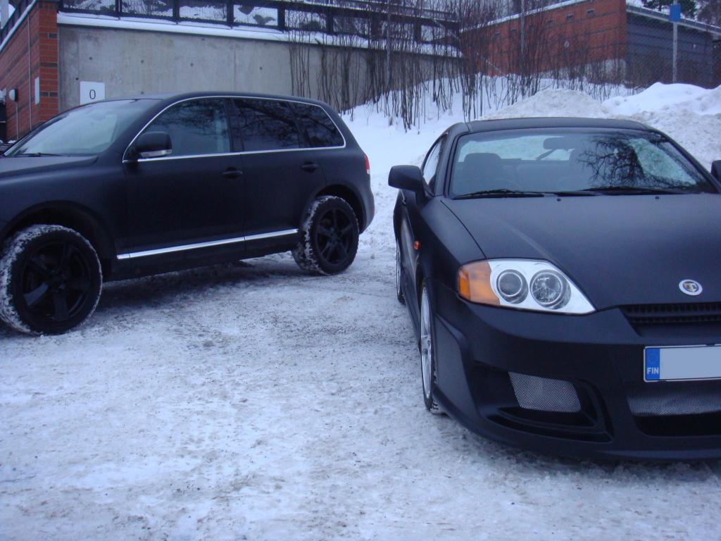 Hyundai Tiburon Matte Black