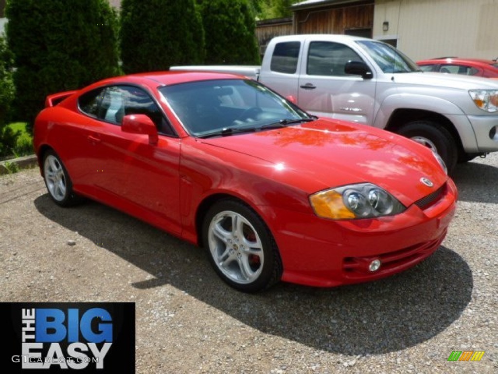Hyundai Tiburon Red
