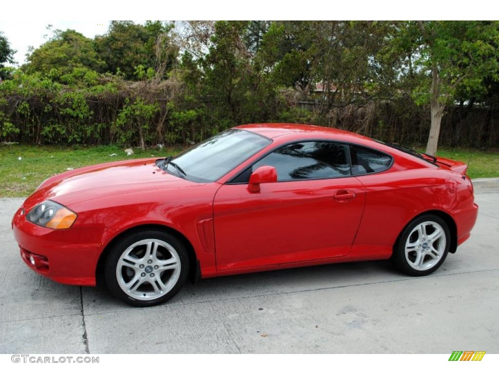 Hyundai Tiburon Red