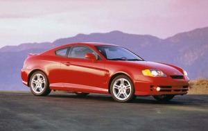 Hyundai Tiburon Red