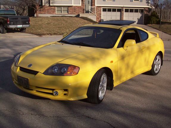 Hyundai Tiburon Yellow