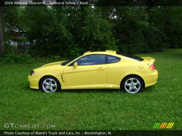 Hyundai Tiburon Yellow