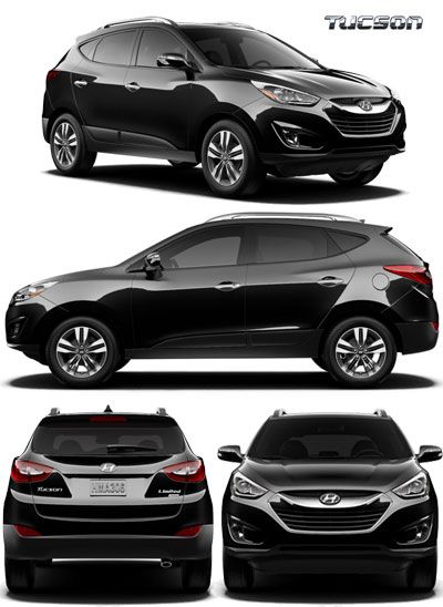 Hyundai Tucson Matte Black
