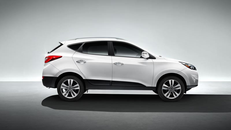 Hyundai Tucson White 2015