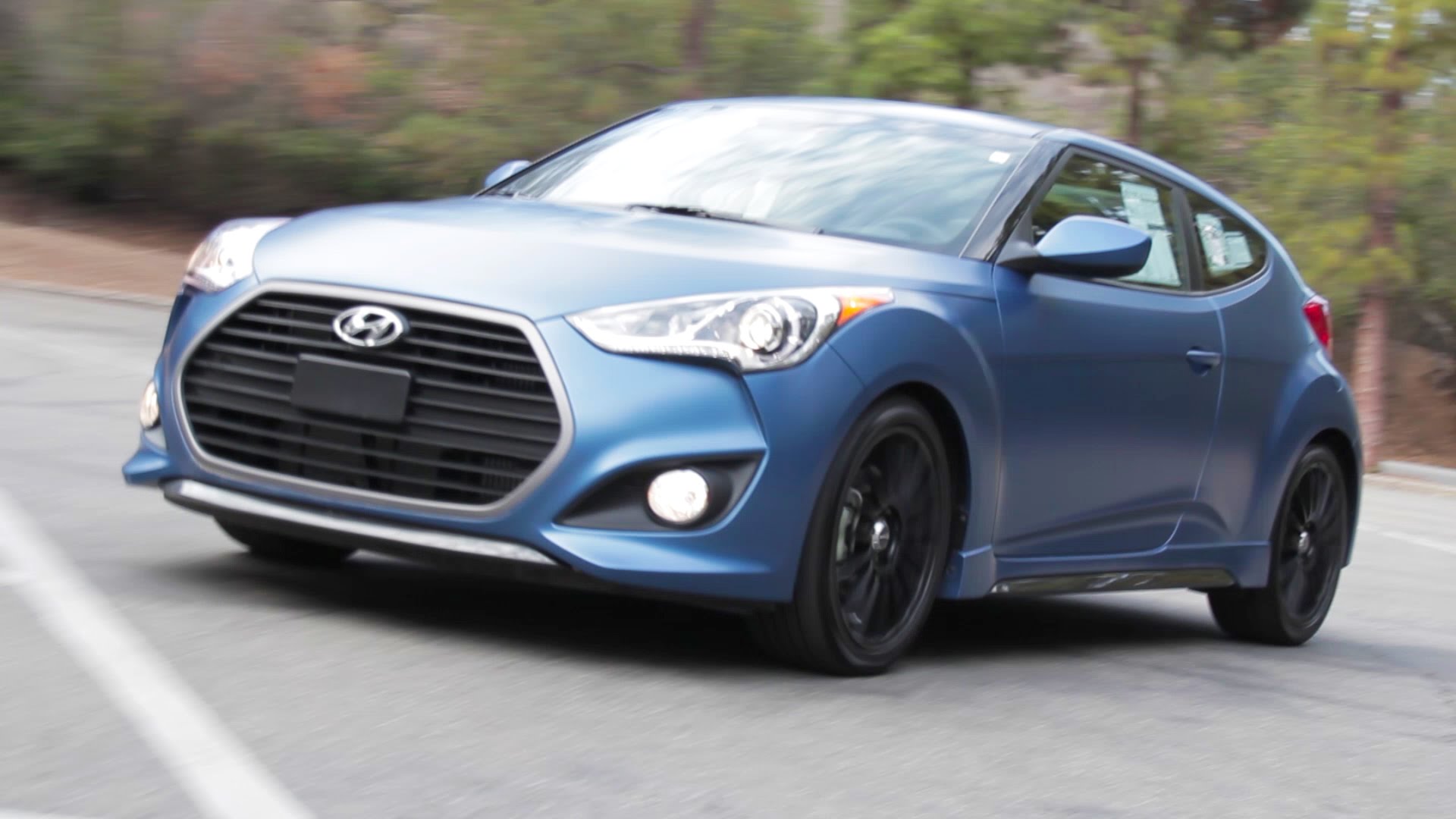 Hyundai Veloster Matte Blue