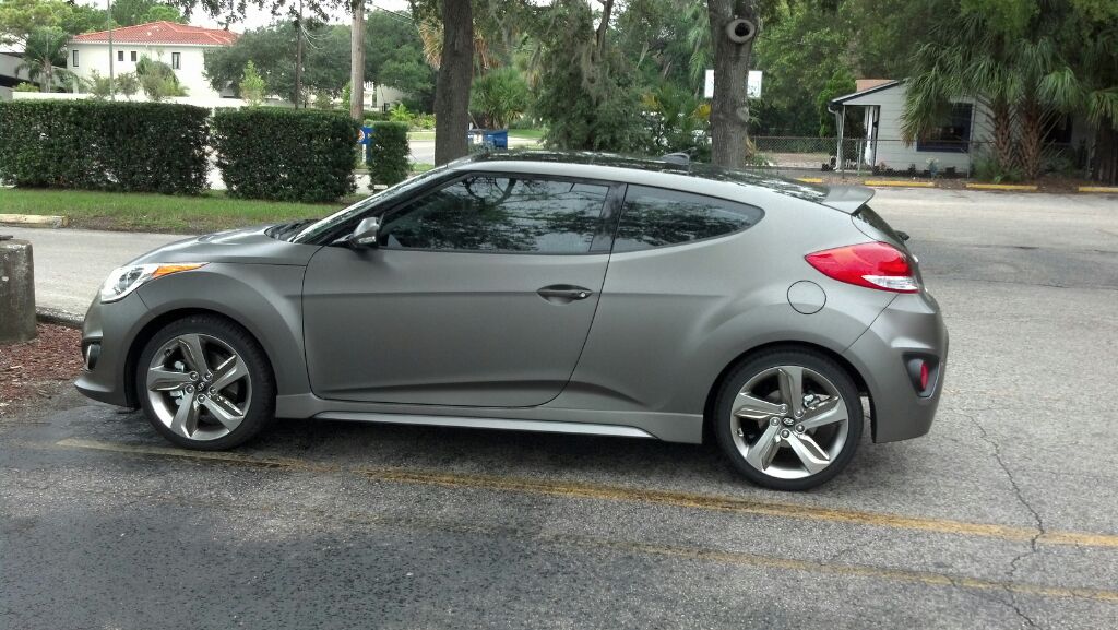 Hyundai Veloster Matte Gray