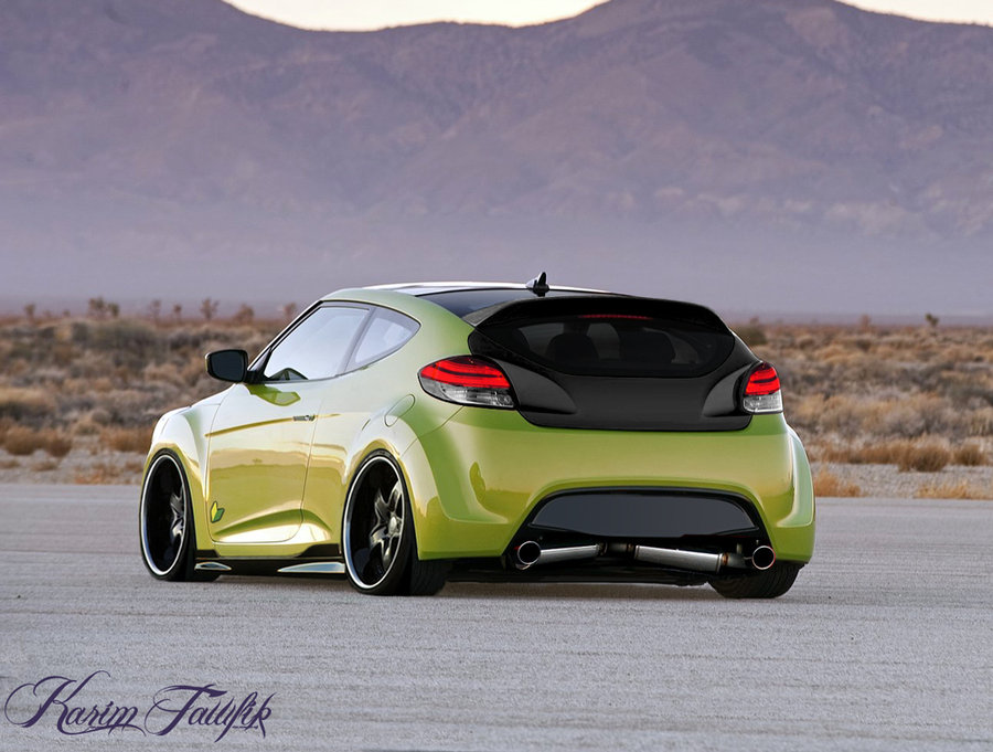 Hyundai Veloster Slammed