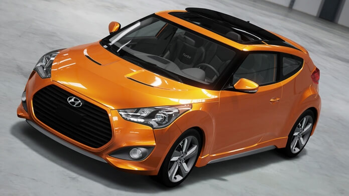 Hyundai Veloster Turbo Orange