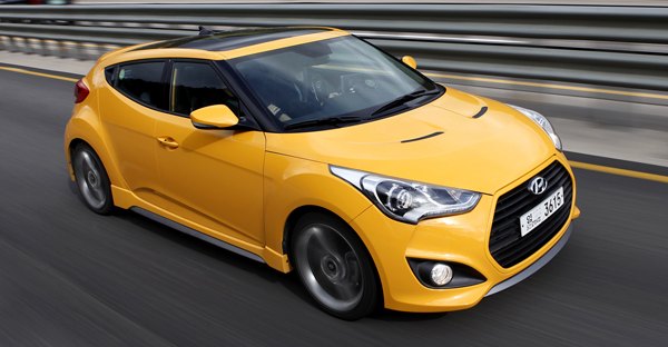 Hyundai Veloster Turbo Yellow