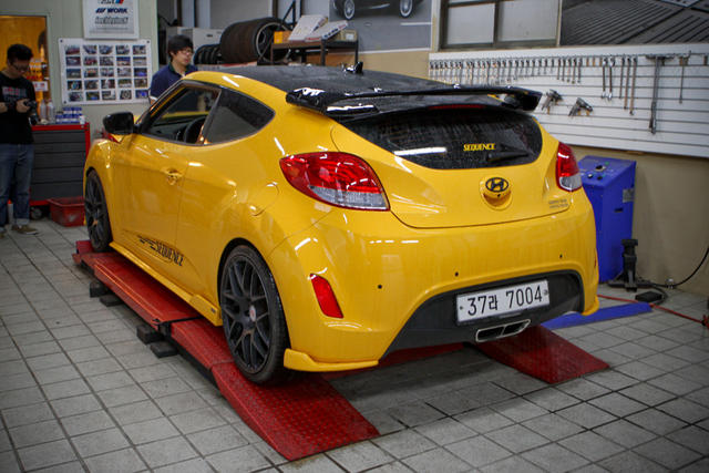 Hyundai Veloster Yellow 2015