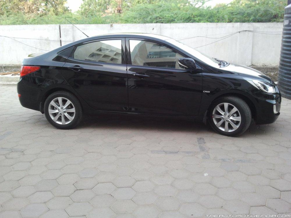Hyundai Verna Black 2015