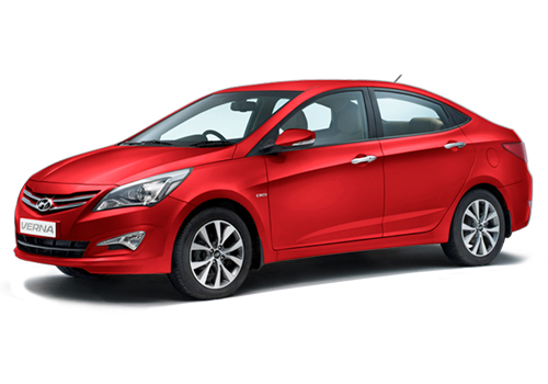 Hyundai Verna Red