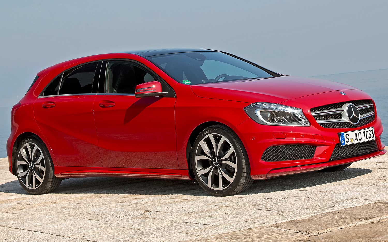 Mercedes Benz A Class Red