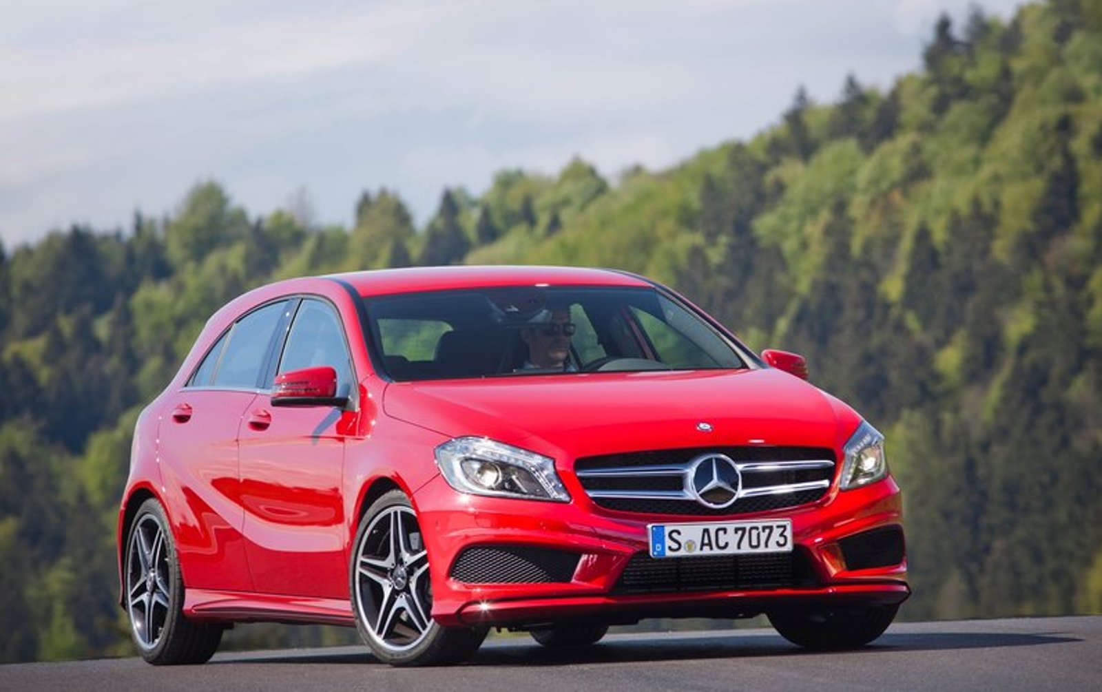 Mercedes Benz A Class Red